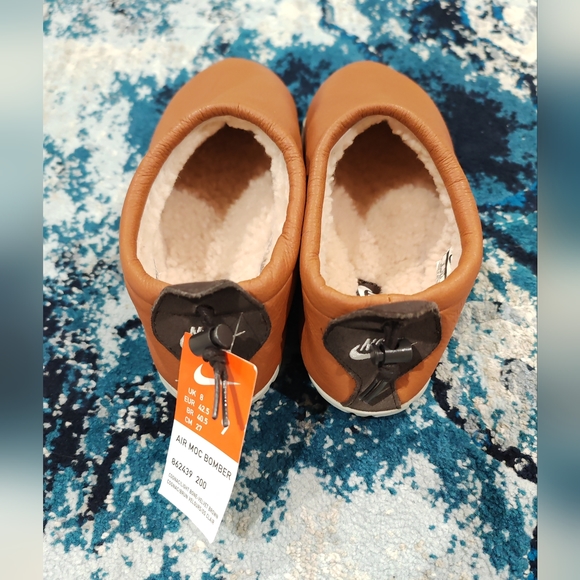 2016 Nike Air Moc Bomber Cognac Light Bone-Velvet Brown 862439-200 Men's US9 - Picture 5 of 9